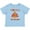 AE-Light Blue, variant on Turkey and Touchdowns Cute Thanksgiving Football Design Boys or Girls Baby T-Shirt