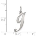 thumbnail image 4 of Collier Pendentif Breloque Monogramme Lettre J en Argent Sterling 925, 4 of 8