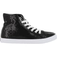 thumbnail image 2 of Gotta Flurt Women's Disco II Hi Top Black Sequin Dance Sneaker, 2 of 6