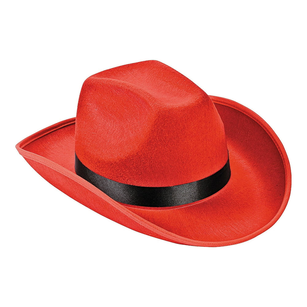 Oriental Trading Company Red Cowboy Hat Apparel Accessories 1
