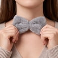 thumbnail image 7 of Hsqqdc Plush Brown Mouse Ears Shape Headband Bow Tie and Tail Animal Theme Set, 4 Pieces, 7 of 7