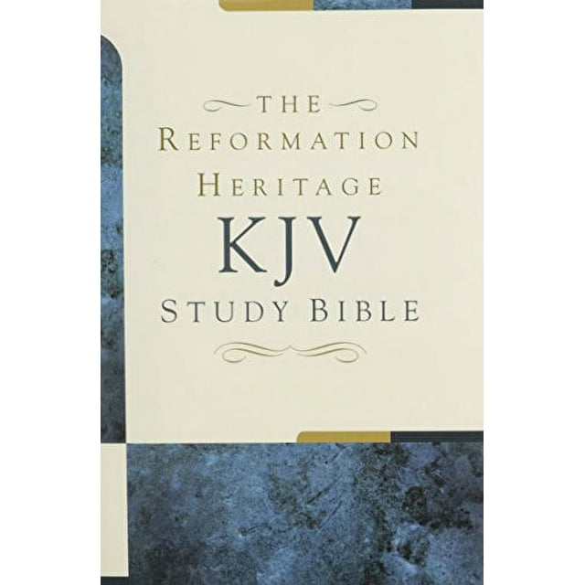 The Reformation Heritage KJV Study Bible - Hardcover