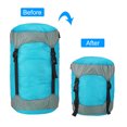 thumbnail image 4 of Unique Bargains Compression Stuff Sack, 14L M Size Waterproof Sleeping Bag Storage Sack Blue, 4 of 7