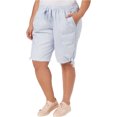 thumbnail image 1 of Calvin Klein - Pantalones cortos de carga informales convertibles para mujer, azul, 3X, 1 of 1