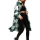thumbnail image 1 of Txlixc Chaqueta a cuadros para mujeres, chaqueta de bolsillo para adultos Txlixc  moda, 1 of 8