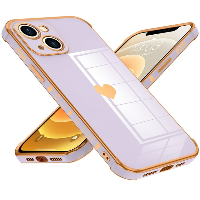 MasteelfCA Étui de Téléphone Électroplaquée Étui de Protection Antichoc Compatible pour iPhone 13 mini