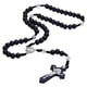 thumbnail image 5 of Collar Cruz de Madera para Caballeros y Damas - Accesorio Religioso con Medalla, 5 of 9