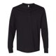 thumbnail image 1 of Lona para Henley de jersey suave de manga larga Lienzo NEGRO XX-Large 3150, 1 of 1