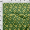 thumbnail image 2 of oneOone Polyester Lycra Green Fabric Florals Sewing Craft Projects Fabric Prints By Yard 56 Inch Wide, 2 of 4