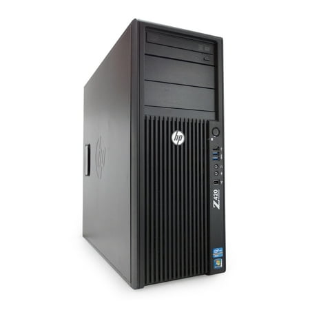 Z420 Workstation, 1x Xeon E5-2660 v2 2.2GHz Ten Core Processor, 8GB DDR3 Memory, 1x 500GB SSD, NVIDIA Quadro 600, Windows 10 Professional 64-bit Installed, (Refurbished)