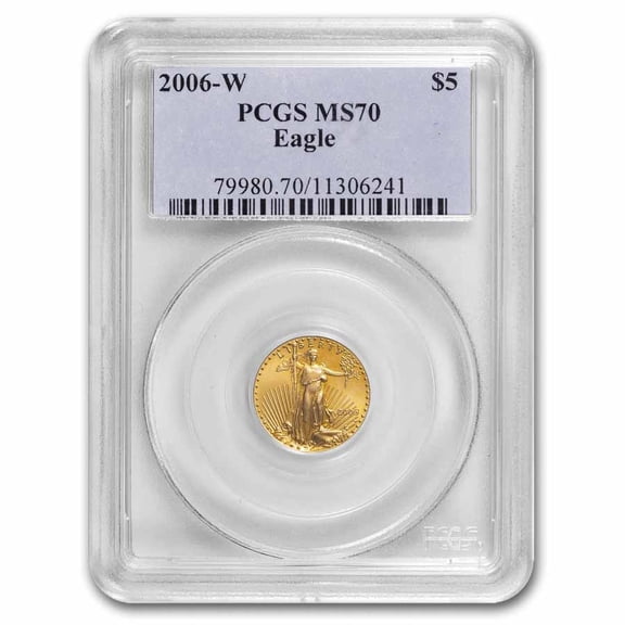2006 1/10 oz American Gold Eagle MS-70 PCGS