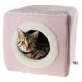 thumbnail image 5 of Petmaker, Small, Cozy Cave, Cat Bed, Zebra Print, 13-in, 5 of 11