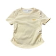 thumbnail image 3 of T-shirt Fille Col Rond Manches Courtes Chemises Garçon Tenues d'Été Vêtements Fille 3T, 3 of 4