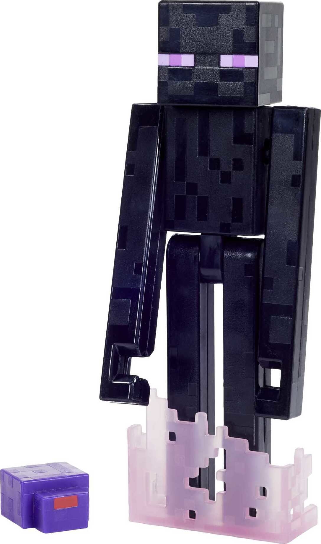 Minecraft Enderman Action Figure, 3.25-in, with 1 Build-a-Portal Piece –  Square Imports