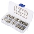 thumbnail image 3 of Assortiment de Boulons d'Écrou, 170 Pcs 8-32 304 Outil de Réparation en Acier Inoxydable Accessoire Écrous Durables, 3 of 8