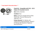thumbnail image 2 of Clutch Kit - Compatible with 2013 - 2015 Subaru XV Crosstrek 2.0L H4 2014, 2 of 2