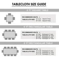 thumbnail image 3 of VeZees Disposable Clear Ultra Heavy Table Covers or Cover Protector: Pre Cut for use on Shabbos, Great for All Occasions (66x120 - 14 Count): 14CT, 3 of 7