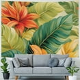 thumbnail image 4 of JRXY Palm Leaves Tapestry - Tropical Jungle Palm Leaves Design - Soft and Lightweight Painting, 4 of 6