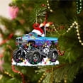 thumbnail image 4 of Bearachild Árbol de Navidad colgante colgante decoración regalo personalizado camión de bomberos vehículo camión barco excavadora colgante Kits de decoración para fiestas No.6 Bearachild HA042991-06, 4 of 6