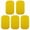 yellow, variant on 5-Pack Car Dashboard Non Slip Mat, Extra Thick Anti-Slide Sticky Dash Pad for Phone Keys Glass Metal Radar Detector