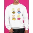 thumbnail image 2 of Pop Art Gramophones Sweatshirt Men -Image by Shutterstock, Male x-Large, 2 of 4