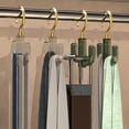 thumbnail image 4 of PATLOLLAV Multifunction Belt Hanger Scarf Tie Rack Holder Hook for Closet Organizer Home essentials Hangers 360 Degree Rotating and the Angle Can Be Adjusted at will 10X16CM Green or White, 4 of 5
