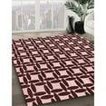 thumbnail image 2 of Ahgly Company Indoor Rectangle Patterned Pink Daisy Pink Area Rugs, 2' x 3', 2 of 6