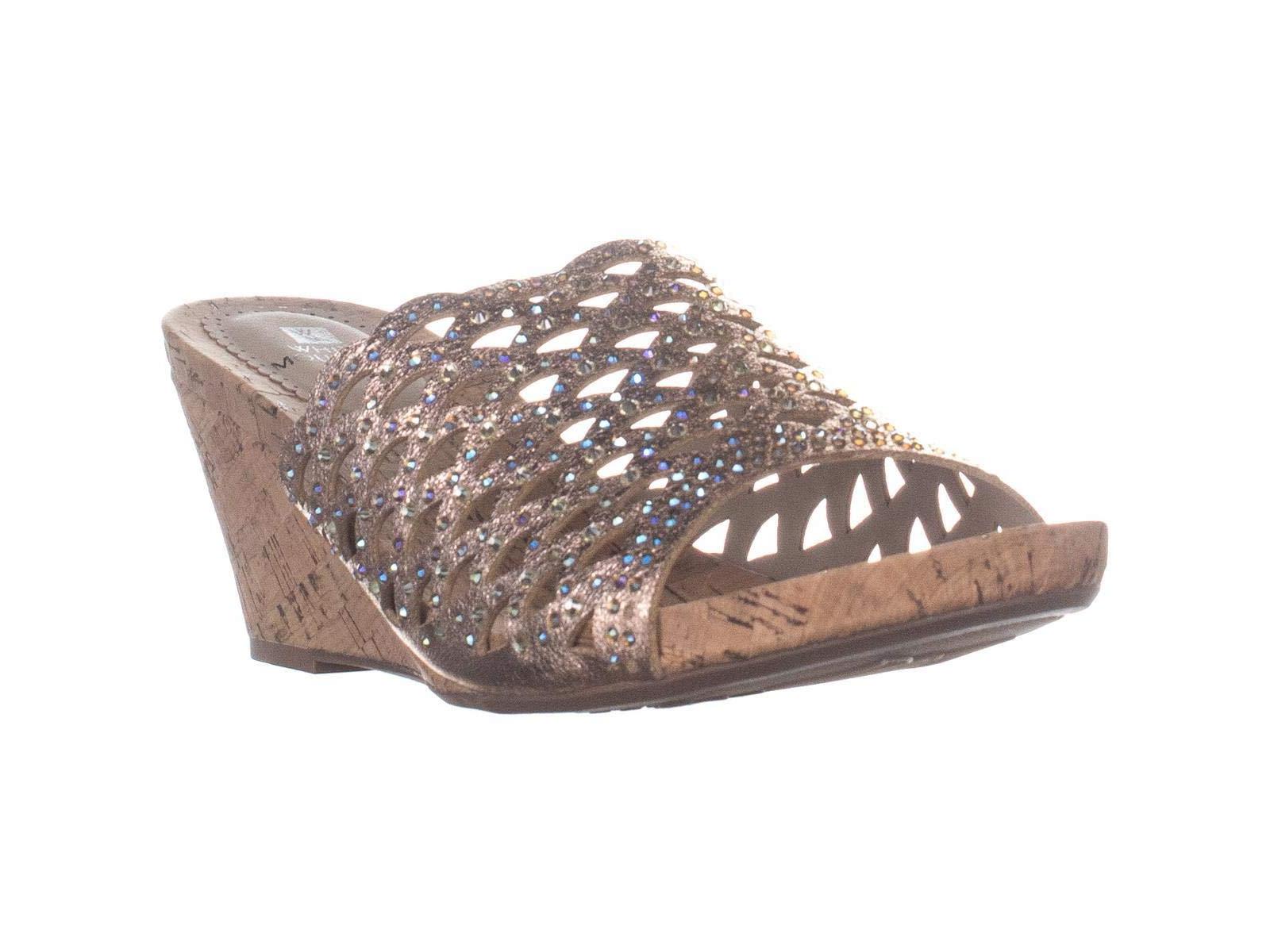 WHITE MOUNTAIN Amal Wedge Slide Sandals 
