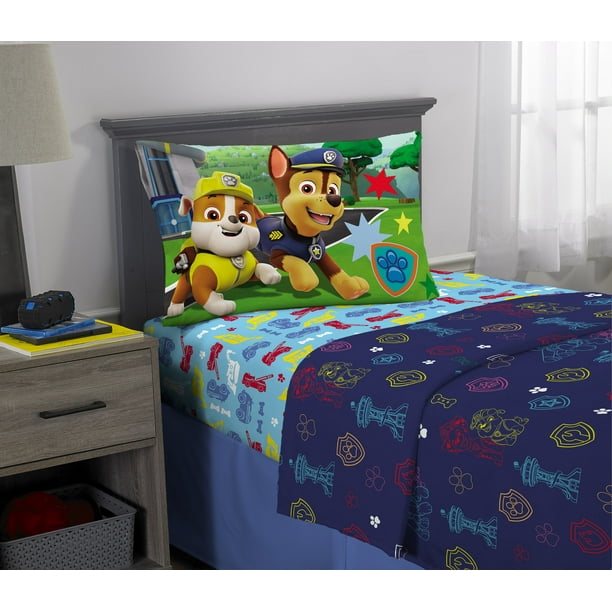 paw patrol junior bedding set