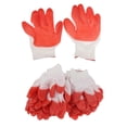 thumbnail image 4 of Guantes de goma para trabajos pesados shamjiam 12 pares de Guantes de caucho natural Con revestimiento y protección de manos de 200 mm, 4 of 8