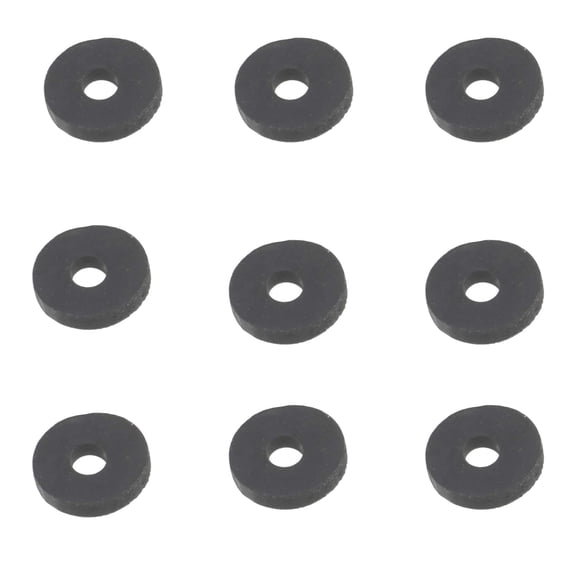 Bead Landing Black PVC Rondelle Spacer Heishi Beads, 5.8mm, 12 Pack