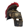 thumbnail image 4 of Cascos de guerrero , casco de caballero , regalos de juego de simulación griegos, sombrero medieval, casco de caballero romano para Estilo A, 4 of 8