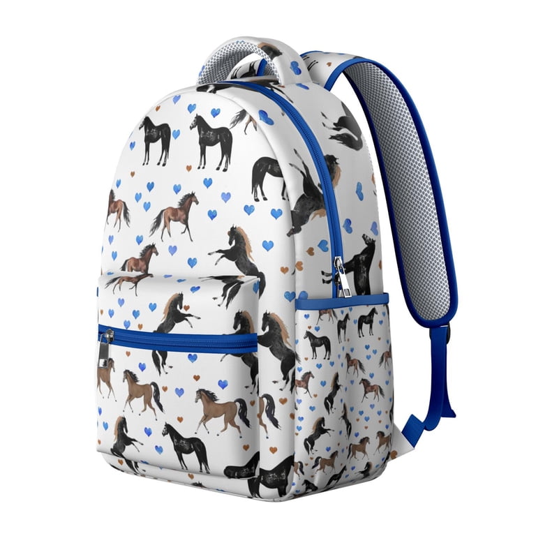 Horse Legacy Backpack - Waterproof School Bag with Stallion