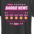 thumbnail image 3 of Barbie the Movie - Barbie Land New Weather Forecast - Sunny - Women's Short Sleeve Graphic T-Shirt, 3 of 5