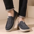 thumbnail image 5 of Men'S Canvas Shoes, Solid Color, Loose Fit, Comfortable And Versatile, Made from Washed Fabric, Stylish Slip-On Design, with Stitched Soles for Durability, Directly Supplied from The Factory, 5 of 9