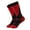 Red Black, variant on Deyuer 1 Pair Children Winter Ski Socks Long-Tube Thermal Thickened Cotton Socks Sweat Absorption Comfortable Outdoor Sports Socks for Boys Girls Winter Skiing Snowboarding