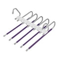 thumbnail image 4 of GUOOL Porte-Pantalons Multifonctionnel 5 en 1 avec Butée Gain de Place Violet Profond, 4 of 9