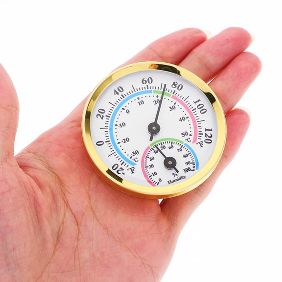 HONMEET Compact Analog Thermohygrometer for Home Use, Accurate Indoor Temperature and Humidity Monitor Gauge