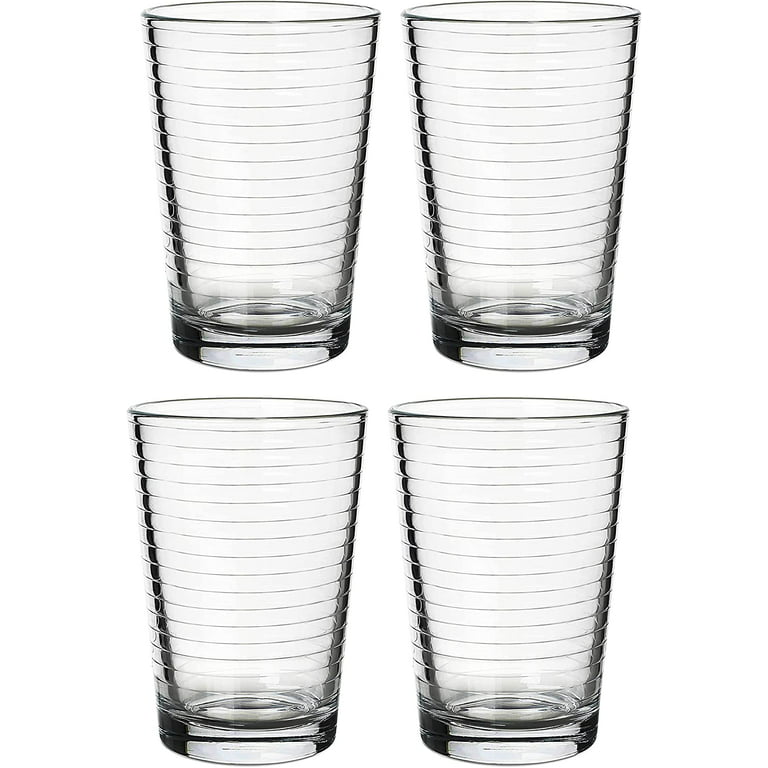 Water and Juice Drinking Glasses Set of 6, Kitchen Glassware Set, 7 oz