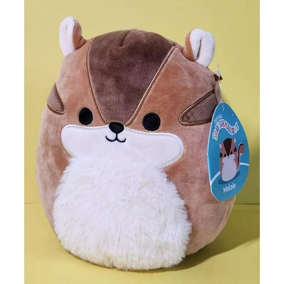 Squishmallows Fuzzy Belly Squad Melzie the Brown Chipmunk Ground Squirrel 7" NWT