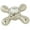 Polished Nickel, variant on Kingston Brass KBH1791AXH Hot Metal Cross Handle, 3/8" X 16Pt - Chrome
