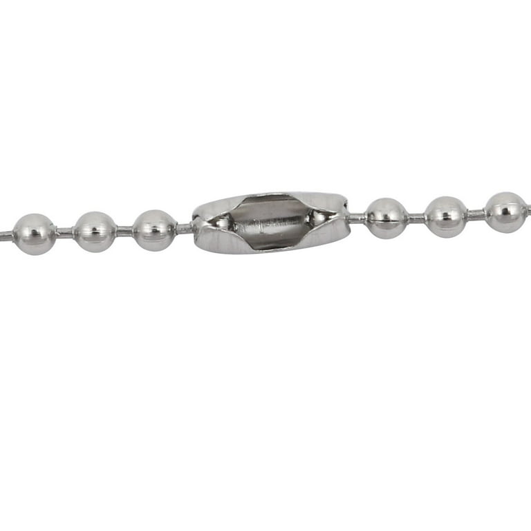 Nickel-Plated Steel Ball Chain, 4, No. 3 Bead Size (P/N 2450-1050) and  more Nickel-Plated Steel Ball Chains at
