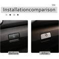 thumbnail image 3 of TINKI Car ABS Red Co-drive Glove box Sundries Box Handle Cover Trim Fit For Toyota Tacoma 2017 2018 2019 2020 2021 2022, 3 of 14