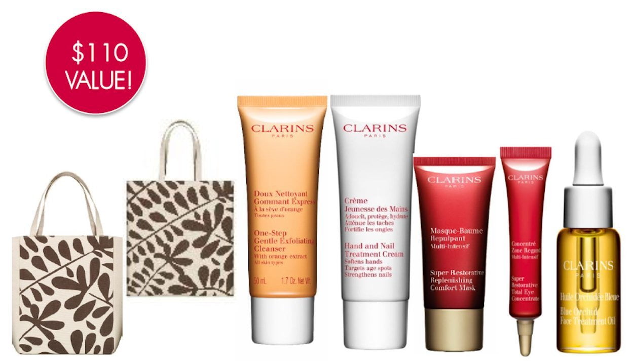 Clarins Clarins Travel Tote & Gift Set Hand & Nail