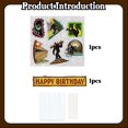 thumbnail image 3 of Cake Topper Bigfoot Happy Birthday, 7 piezas, tema de acampada, 3 of 5