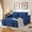 Classic- Blue, variant on Ebello 3-in-1 Convertible Corduroy Sleeper Sofa Bed with Phone Holders & USB Ports, Pull Out Bed, Adjustable Backrest, Easy Assembly, Black(Upgraded)