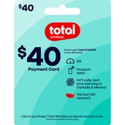 Total Wireless $40 Payment Card e-PIN Top Up (Email Delivery)