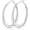 T 30mm Silver, variant on S925 Sterling Silver Hoop Earrings — Large Silver Hoops for Women: Hypoallergenic, Lightweight, and Bold Design; Suitable for Women and Young Ladies (Sizes Available: 30/40/50/60)