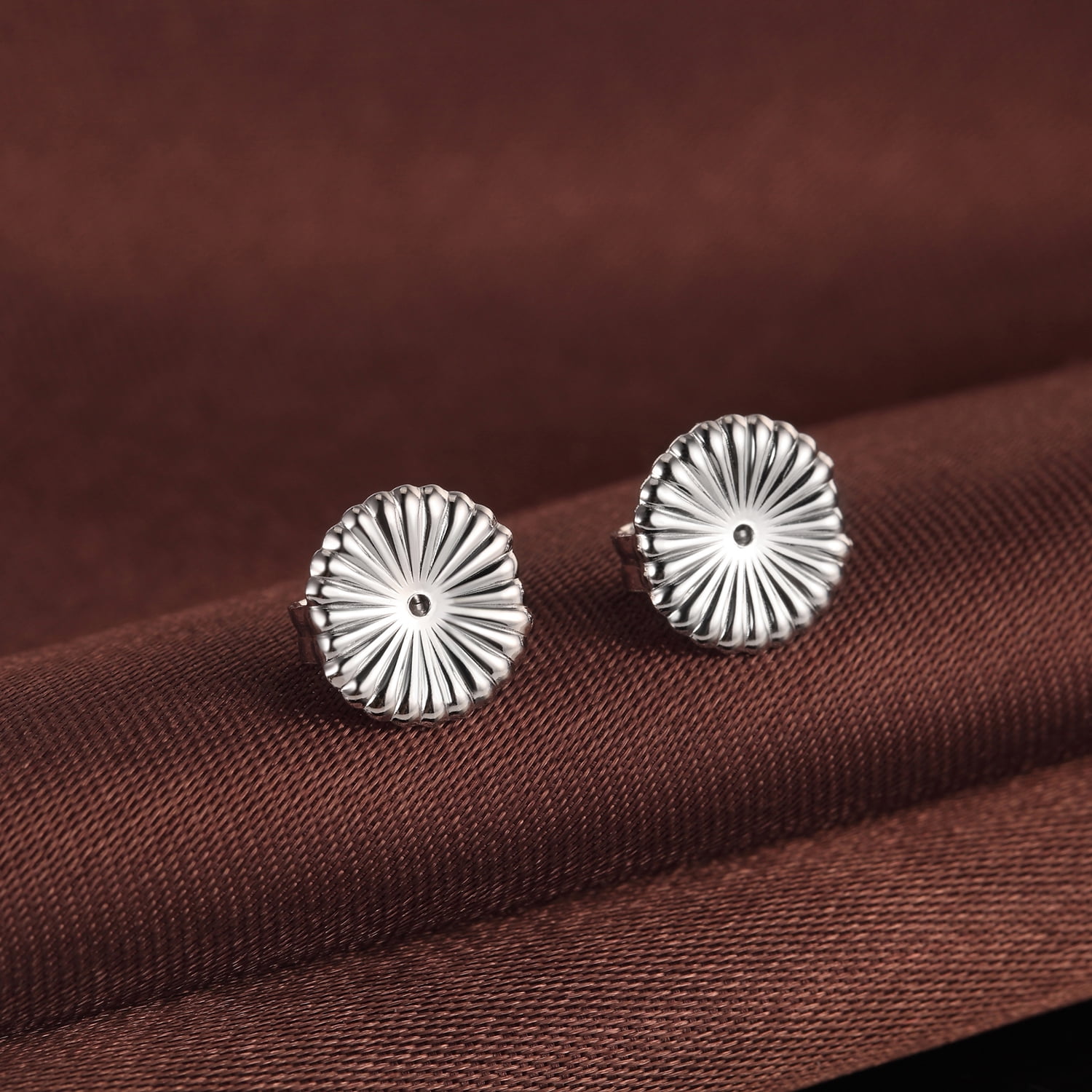 Jiamiaoi Earring Backs Locking Earring Backs for Studs 925 Sterling Silver Earring Backs Lifters Replacement Earring Backs Butterfly Clasp for Studs