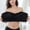 Black, variant on Borniu Wirefree Bras for Women ,Plus Size Front Closure Lace Bra Wirefreee Solid Bra Active Yoga Sports Bras , Summer